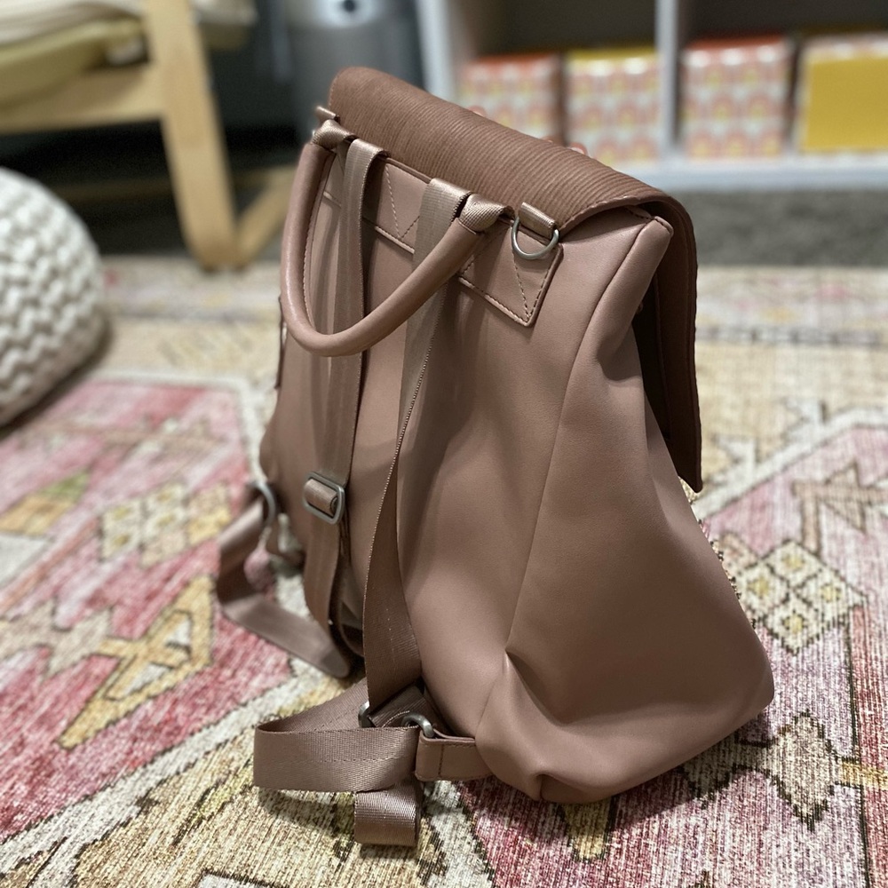 Fig Ribbed Drawcord Backpack Freshly Picked - Picture 2 of 4